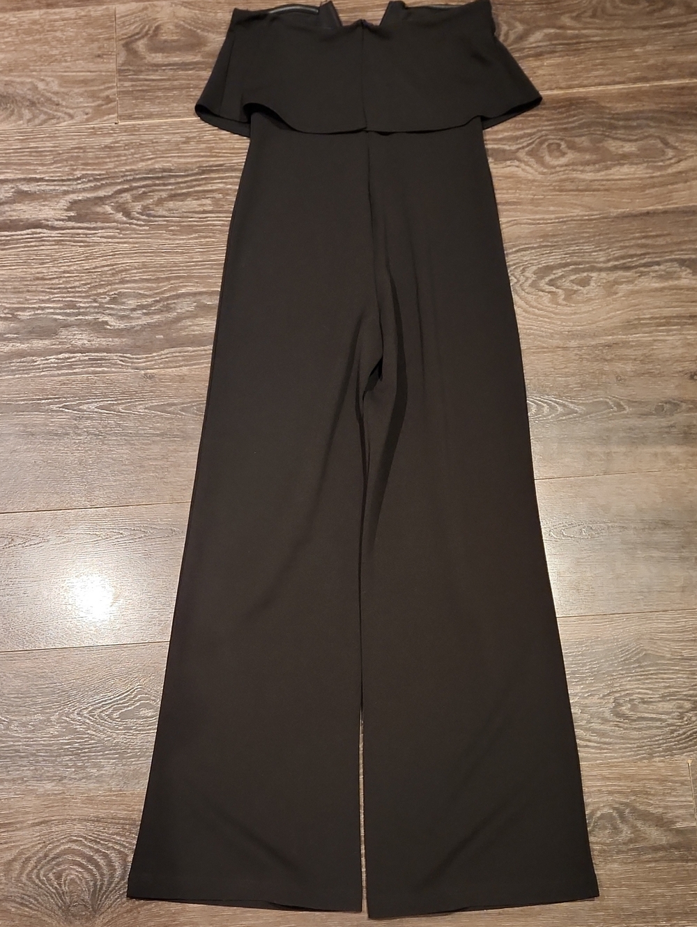 ❤️ LULUS POWER OF LOVE STRAPLESS WIDE LEG JUMPSUIT, BLACK, MEDIUM - Picture 15 of 15